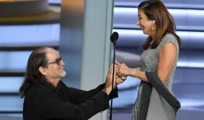 Glenn Weiss y su pareja Jan.