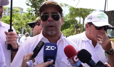 El Alcalde Alejandro Char.