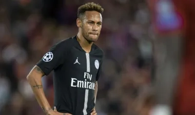 Neymar, delantero brasileño. 