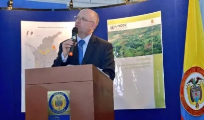 Bo Mathiasen, representante de UNODC en Colombia.