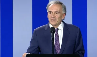 El jefe de la misión de la Organización de las Naciones Unidas (ONU) en Colombia, Jean Arnault 