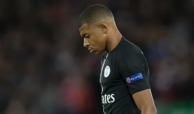 Kylian Mbappé, delantero francés. 