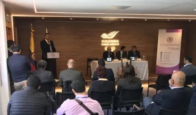 John Mario Tejada, comisionado de la Liga de Baloncesto Profesional. 