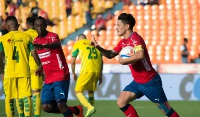 German Cano, goleador del Deportivo Independiente Medellín.