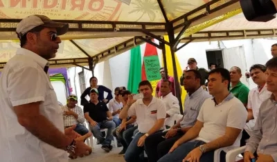 El Alcalde Alejandro Char.