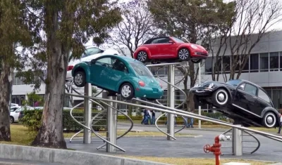 Fábrica de Volkswagen en Puebla, México.