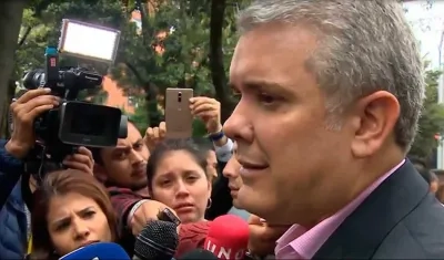 El presidente de Colombia, Iván Duque