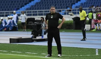 El técnico de La Equidad, Luis Fernando Suárez