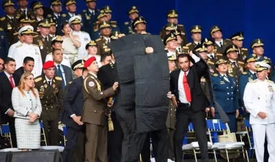 Imágenes del atentado del 4 de agosto contra el presidente de Venezuela.