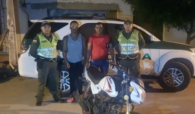 Los capturados fueron conducidos a la URI de la Fiscalía. 