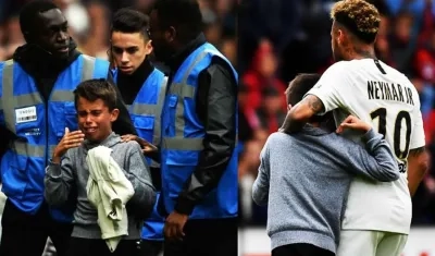 El brasileño Neymar, delantero del París Saint-Germain