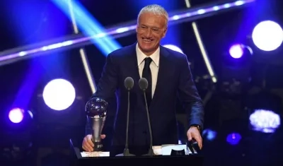  Didier Deschamps, técnico de la selección francesa. 