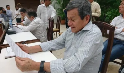Pablo Beltrán, jefe de la delegación de diálogos del ELN con el gobierno.