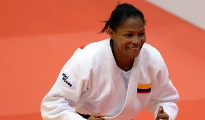 Yuri Alvear, judoca colombiana. 