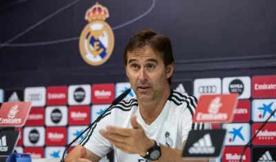 Julen Lopetegui, técnico del Real Madrid. 