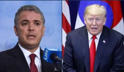 Presidente Iván Duque y el Presidente Donald Trump se reunirán este martes.