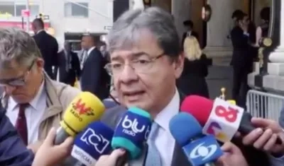 Carlos Holmes Trujillo, canciller colombiano.