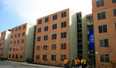 Complejo residencial Las Gardenias, en el suroccidente de Barranquilla.