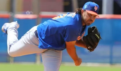 Nabil Crismatt, lanzador barranquillero de los Mets de Nueva York. 