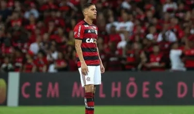Gustavo Cuéllar, volante de Flamengo. 