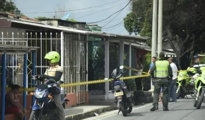 Este fue el lugar donde ocurrieron los hechos en el barrio La Manga.