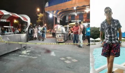 Lugar de los hechos y Anthony José Harnache Freites. 