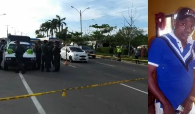 Lugar donde ocurrió el crimen del conductor de la Dacia.