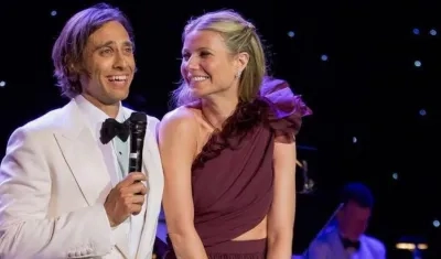Los novios Brad Falchuk y Gwyneth Paltrow.