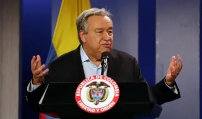 El secretario general de la ONU, Antonio Guterres.