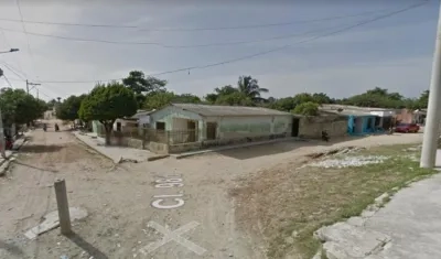 En esta calle del barrio Las Malvinas ocurrió el hecho. 