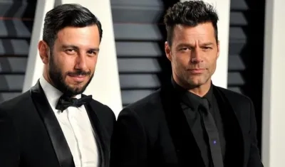 Los esposos Jwan Yosef y Ricky Martin.