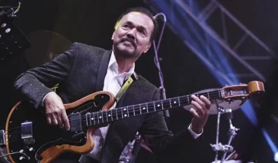El bajista y productor musical puertorriqueño Bobby Valentín.