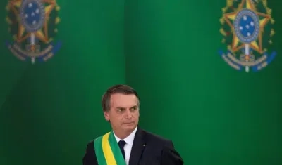 El presidente de Brasil, Jair Bolsonaro.