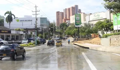 Imagen que comprueba la canalización del arroyo de la calle 76.