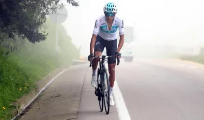 Egan Bernal, ciclista colombiano. 