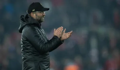 Jürgen Klopp, técnico del Liverpool. 