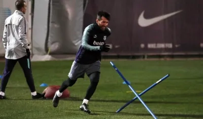 Lionel Messi, delantero argentino. 