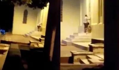 Imágenes del hecho.