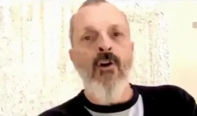 El cantante español Miguel Bosé.