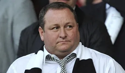 Mike Ashley, dueño del Newcastle. 