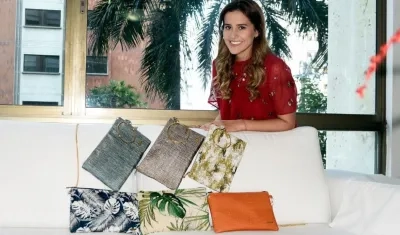 La diseñadora barranquillera Natasha Chegwin-Goelkel.