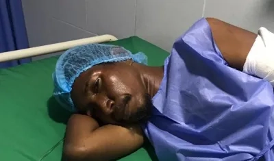 Paciente sin identificar en la Clínica Campbell.