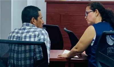 Pastor Gómez Vaca durante la audiencia. 