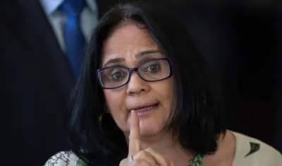 La ministra de la Mujer, la Familia y los Derechos Humanos de Brasil, Damares Alves.