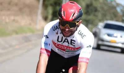 Fernando Gaviria, corredor del UAE Emirates.