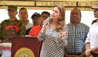 La Vicepresidenta de la República, Marta Lucía Ramírez.