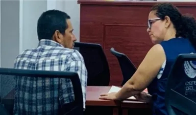 Pastor Gómez Vaca durante la audiencia. 