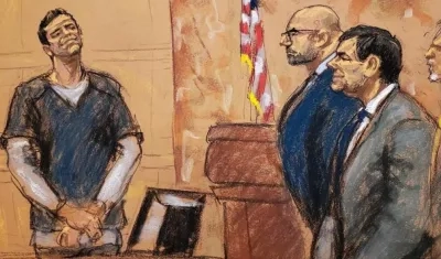 Vicente Zambada y Joaquín "El Chapo" Guzmán.