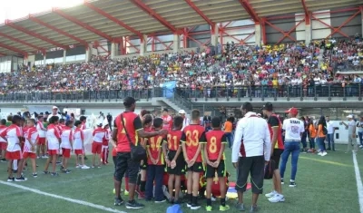 Aspecto de la inauguración del Torneo Asefal 2019. 