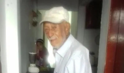 Víctor Julio Molino, adulto mayor desaparecido.